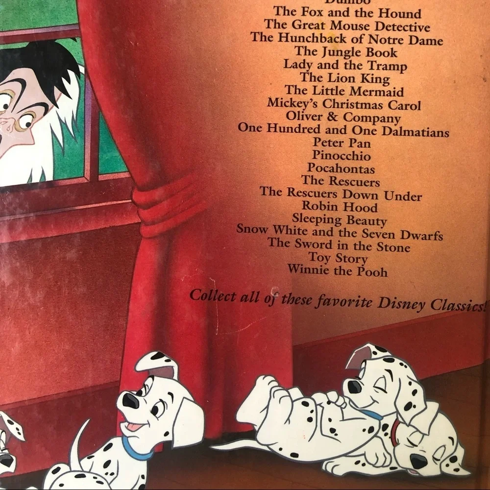 Disney “101 Dalmatians” hardback book